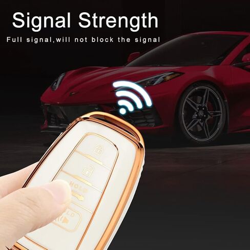 غطاء مفتاح Fob لسيارة Toyota Camry RAV4، لسيارة Highlander Corolla Avalon C-HR Prius GT86 Key Fob حافظة مفاتيح ناعمة من مادة TPU 360 درجة، رمادي in Kuwait