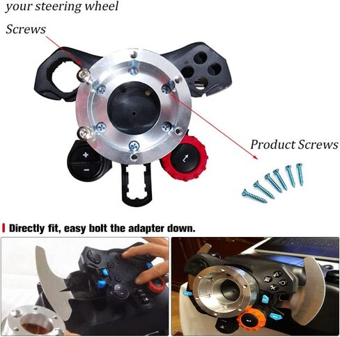 70 مم 2.75 بوصة لوحة محول عجلة القيادة محور بوس لـ Logitech G29 G920 G923 ترقية 13 14 بوصة عجلة القيادة مقبس حلقة لعبة استبدال جزء لعبة سباق السيارات تعديل الألومنيوم in Kuwait