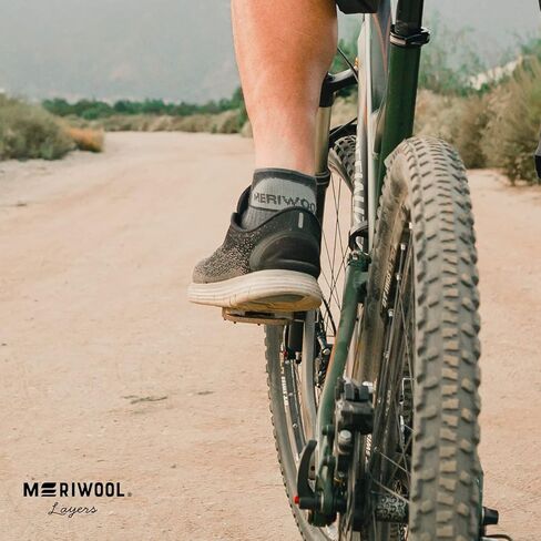 جوارب صوف ميرينو للمشي لمسافات طويلة من صوف ميرينو - زوجان من الجوارب الصوفية للكاحل للرجال والنساء in Kuwait