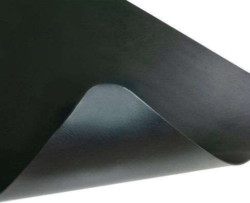 Hard Floor Office Chair Mat with Lip, 46" x 60" Rectangle Under-Desk Protective Floor Mat for Desk Chairs and Gaming Chairs, Black in Saudi Arabia