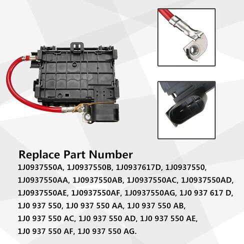 Fuse Box Battery Terminal - Replaces 1J0937617D, 924-680, 1J0-937-617 - Compatible with Golf, Jetta, Beetle, 1999-2006 in Saudi Arabia