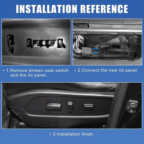 X AUTOHAUX 23247096 Front Right Passenger Side Power Seat Switch for Chevrolet Silverado 1500 2014-2018 for Chevrolet Silverado 3500 HD 2015-2019 in Saudi Arabia