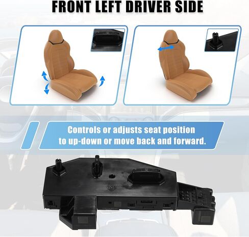 X AUTOHAUX 23247096 Front Right Passenger Side Power Seat Switch for Chevrolet Silverado 1500 2014-2018 for Chevrolet Silverado 3500 HD 2015-2019 in Saudi Arabia