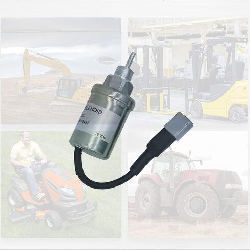 U85206452 Fuel Shut Off Stop Solenoid 185206452 U85206451 Compatible with Caterpillar Cat 3024 3034 216B 226B Perkins HL403C-15 HR404C-22T 402D 403D 404D 404C 403C Engine 12V in Saudi Arabia