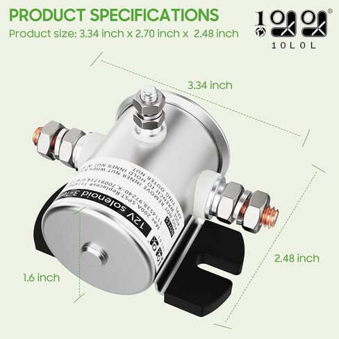 36 Volt Continuous Duty Solenoid Relay for EZGO Electric Golf Cart, 70 Series OEM# 27855G01 11761G1 27855G02 31680G1 3016 in Saudi Arabia