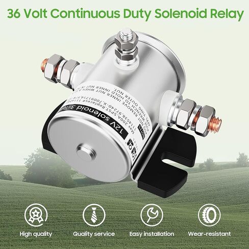 36 Volt Continuous Duty Solenoid Relay for EZGO Electric Golf Cart, 70 Series OEM# 27855G01 11761G1 27855G02 31680G1 3016 in Saudi Arabia