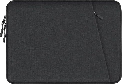 Laptop Case 15.6 inch, Shockproof Protective Computer Sleeve Cover with Accessories Pocket, Water Resistant Traveling Carrying Laptop Bag Compatible for MacBook Dell HP Acer Asus Lenovo, Black in Saudi Arabia