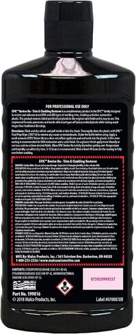 Malco Epic Revive Nu Plastic Trim & Cladding Restorer - Restores Faded and Dried Out Plastic/Vinyl and Rubber Back to Black or Gray Finish / 16 Oz (199816) in Saudi Arabia