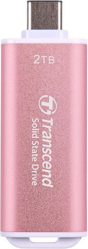 محرك الأقراص الصلبة الخارجي Transcend TS512GESD300S سعة 512 جيجابايت، USB من النوع C، بسرعات تصل إلى 1,050 ميجابايت/ثانية in Saudi Arabia