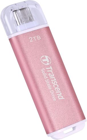 محرك الأقراص الصلبة الخارجي Transcend TS512GESD300S سعة 512 جيجابايت، USB من النوع C، بسرعات تصل إلى 1,050 ميجابايت/ثانية in Saudi Arabia