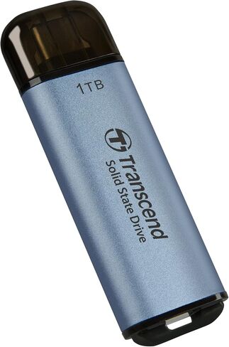 محرك الأقراص الصلبة الخارجي Transcend TS512GESD300S سعة 512 جيجابايت، USB من النوع C، بسرعات تصل إلى 1,050 ميجابايت/ثانية in Saudi Arabia