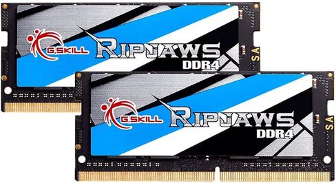 G.SKILL Ripjaws DDR4 SO-DIMM Series DDR4 RAM 32GB (2x16GB) 3200MT/s CL22-22-22-52 1.20V ذاكرة الكمبيوتر المحمول/الكمبيوتر المحمول غير المخزنة غير ECC SODIMM (F4-3200C22D-32GRS) in Saudi Arabia