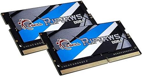 G.SKILL Ripjaws DDR4 SO-DIMM Series DDR4 RAM 32GB (2x16GB) 3200MT/s CL22-22-22-52 1.20V ذاكرة الكمبيوتر المحمول/الكمبيوتر المحمول غير المخزنة غير ECC SODIMM (F4-3200C22D-32GRS) in Saudi Arabia