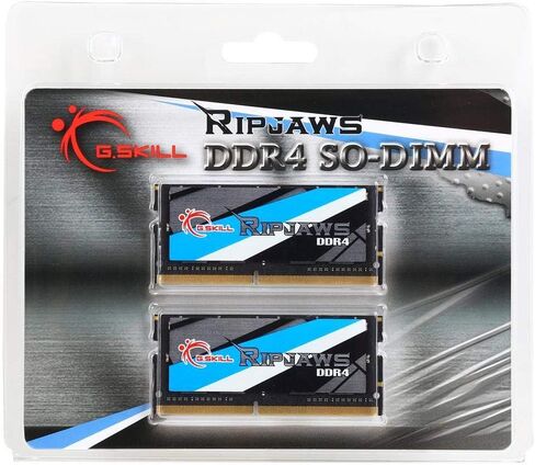 G.SKILL Ripjaws DDR4 SO-DIMM Series DDR4 RAM 32GB (2x16GB) 3200MT/s CL22-22-22-52 1.20V ذاكرة الكمبيوتر المحمول/الكمبيوتر المحمول غير المخزنة غير ECC SODIMM (F4-3200C22D-32GRS) in Saudi Arabia