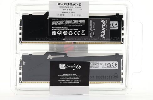 Kingston Fury Beast RGB 32GB (2x16GB) 6000MT/s DDR5 CL36 Desktop Memory Kit of 2 | Infrared Sync Technology | AMD Expo | Plug N Play | KF560C36BBEAK2-32 in Saudi Arabia