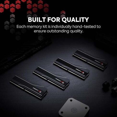 G.SKILL Trident Z5 Neo Series (AMD Expo) DDR5 RAM 32GB (2x16GB) 6000MT/s CL30-38-38-96 1.35V ذاكرة الكمبيوتر المكتبي UDIMM - أسود غير لامع (F5-6000J3038F16GX2-TZ5N) in Saudi Arabia