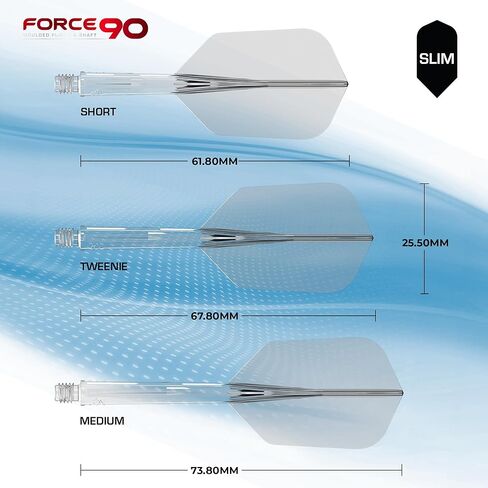 مهمة السهام القوة 90 | نظام طيران وعمود متكامل مصبوب بدقة، حزمة من 3 رحلات وسيقان احترافية عالية التحمل 2 في 1 | معتدل البنيه in Kuwait