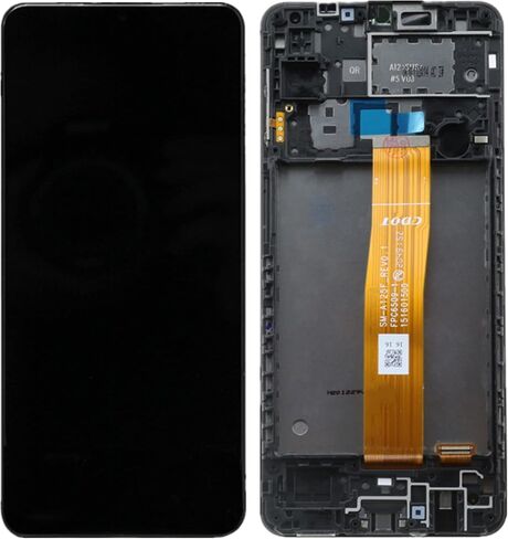 استبدال شاشة Samsung A12 مع إطار لهاتف Samsung Galaxy A12 a125u1 s127dl a125a a125w a125m a125f شاشة LCD تعمل باللمس مع أدوات 6.5 بوصة أسود in Saudi Arabia