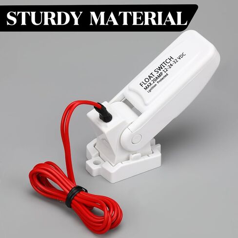 2 Pcs Automatic Boat Bilge Pump Float Switch, 12v 24v 32v Bilge Float Switch Moisture Tight Seals for Automatic Electric Water Pump Accessories Ignition Protected Mercury in Saudi Arabia