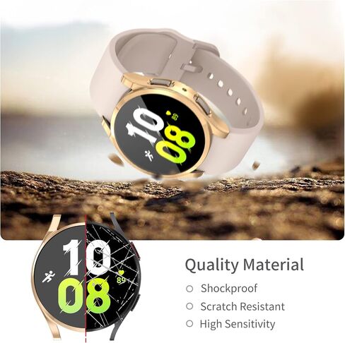 RICHONE [16Pack] Compatible with Samsung Galaxy Watch 4/5/FE 40mm Screen Protector, Flexible TPU Bumper Case Full Protection Face Covers Accessories for Samsung Watch FE 5/4 40 MM 16 Pcs Multicolor in Kuwait