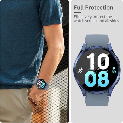 RICHONE [16Pack] Compatible with Samsung Galaxy Watch 4/5/FE 40mm Screen Protector, Flexible TPU Bumper Case Full Protection Face Covers Accessories for Samsung Watch FE 5/4 40 MM 16 Pcs Multicolor in Kuwait