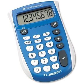 Texas Instruments Ti-503SV Calculator ، LCD المكون من 8 أرقام