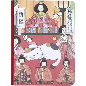 Japanese Journal Notebook, Kawaii Paper Composition Subject Daily Notation Practice Book Cute Anime Workbook Cartoons Printed Cover 224 Pages Sheets Writing Notes College School office Girls Boys