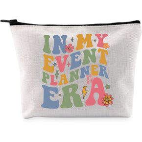 G2TUP Planner Planner Gift My Event Planner Era Makeup Bag Bag Planning Cosmetic Bag Wedding Plenner Gift (Event Planner Era MB)