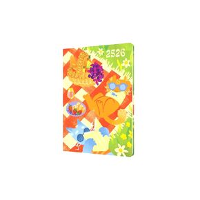 Collins 'Bella Ramsey Cat' 14 Month Planner, July 2025-August 2026 Week-to-View Diary, A5 Hard Cover, Picnic