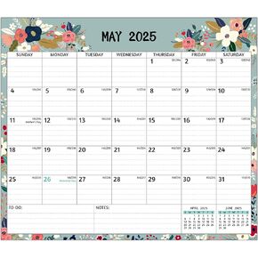 2025-2026 التقويم المغناطيسي للثلاجة-مايو 2025-ديسمبر 2026 ، 20 تقويم الثلاجة الشهرية 2025-2026 ، 13 '× 11.3' ، مع الكتل المحددة ، قوائم المهام ＆ الملاحظات ، مغناطيس قوي ، رائع للتخطيط الخاص بك