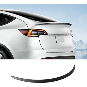 BASENOR Spoiler for Tesla Model Y Rear Spoiler Wing ABS Material OEM Rear Trunk Lip Model Y Accessories Matte Black Custom Fit 2020-2025