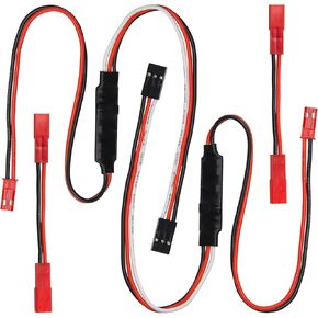 2Set Vgoohobby RC Winch Controller ، RC Winch CH3 Control Cable متوافق مع Traxxas Trx4 Axial SCX10 Tamiya 1/10 RC Crawler Car