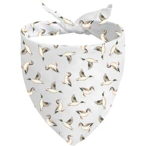 JXGZSO 1 قطعة Mallard Flying Duck Dog Bandana Flying Ducks Dog Bandana (Flying Duck Dog)