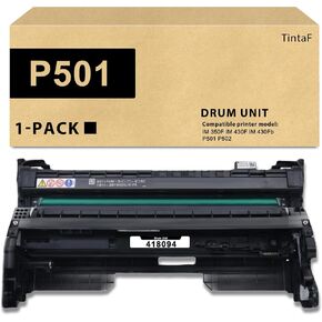 IM 350 IM 430 419095 418094 P 501 Photoconductor Drum Unit 1 Pack High-Yield Compatible for Ricoh IM 350F IM 430F IM 430Fb P 501 P 502 Printer, 1Black P 501 Photoconductor Drum Unit