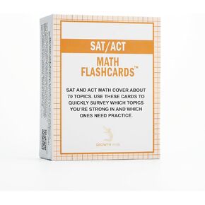 SAT/ACT MATH FLASH بطاقات النمو الحكيمة