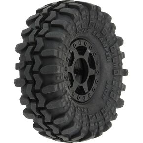 سباق المؤيد للسباق 1/24 Super Swamper F/R 1.0 TIRES MTD 7MM BLK 4 PRO1021410 RC TYRE