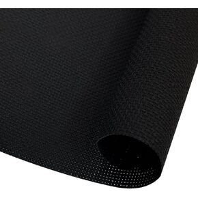 Aida Cloth Cross Stitch Fabric, 14 Count, Big Size Black (30x35in)