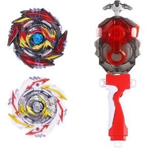 Bey Battling Top Burst Gyro Toy Set 1xLauncher 1xGrip for Birthday Party Gift Idea Toys for Boys Kids Children Age 8+ (B-170)