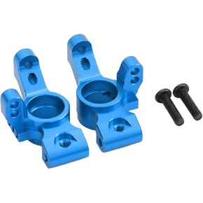 2Pcs Racing Rear Hub Carrier Set,Aluminum Alloy Rear Knuckle Arm Hub Carrier for Traxxas 4 Tec 2.0 3.0 1/10 RC Car Upgrade Parts Accessories(Blue),car model accessories