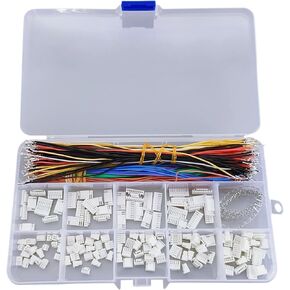 موصلات GH1.25 وكابلات السيليكون المغطاة مسبقًا متوافقة مع مجموعة توصيل موصل JST GH 1.25mm لـ Pixhawk4 Controller 15cm