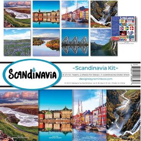Reminisce Scandinavia Scrapbook Collection Kit