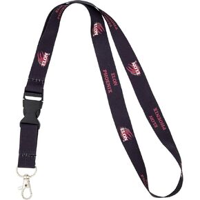 Desert Cactus Elon University Lanyard Phoenix Car Keys Host Badge Beychains keychains detachable behancy snap buckle lanyards (Black)