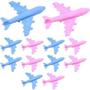 12pcs Airplane Eraser Erasers for Kids Cute Puzzle Erasers Mini Puzzle Kids Art Erasers Kid Puzzles Unique Present for Children Cute Erasers Artistic Drawing Tools Shaped Erasers