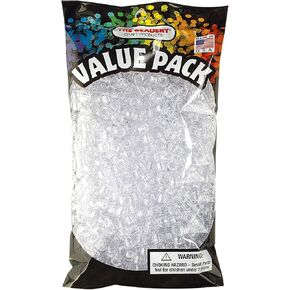 Beadery 6 × 9 مم برميل بوني حبة ، Crystal (750V006) ، صغير ، 900 قطعة