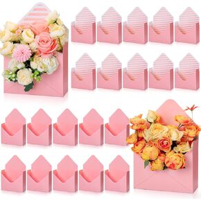 Outus 20 pcs عيد الأم يوم الأزهار صناديق الأزهار مربعات ورقة فارغة