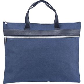 حقيبة ملفات مستندات A4 Zipper مع مقبض ، حقيبة مستندات Fabric Oxford ، حقيبة يد محمولة للأعمال التجارية ، الملفات ، الكمبيوتر المحمول ، حقيبة Office Office