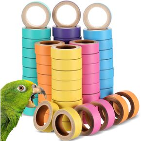 60 pcs bagels fatty bird toys blk bork parrots date action cort bird toy acting rerding play play foot for parrot mini mini mini mini grays african cockatoos