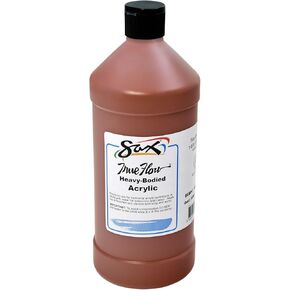 Sax True Flow Heavy Body Acrylic Paint, 1/2 Gallon, Chrome Orange - 439286, 64 Fl Oz (Pack of 1)