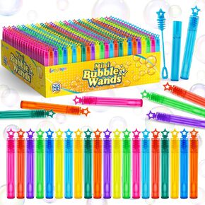 عصا الفقاعات ، 400 PCS Mini Bubble Wands Bulk في 10 ألوان ، فقاعة عيد الفصح عيد الهالوين الحفلات للأطفال ، ألعاب الصيف ، النشاط في الهواء الطلق الداخلي ، عيد ميلاد تحت عنوان ، حفل زفاف ، للفتيات والفتيان
