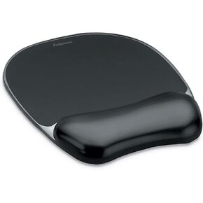زملائه 9112101 Crystals Gel Mouse Pad ودعم الرسغ - الأسود